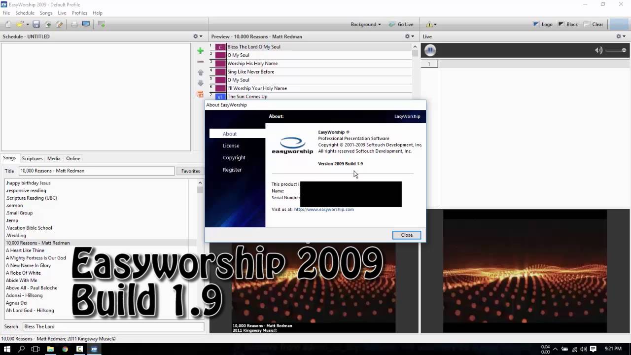 easyworship 2009 for windows 10 with crack